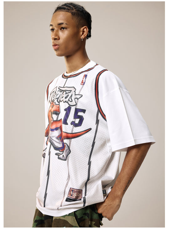 Remedy Dinosaur Jersey Digital Print Tee | Face 3 Face