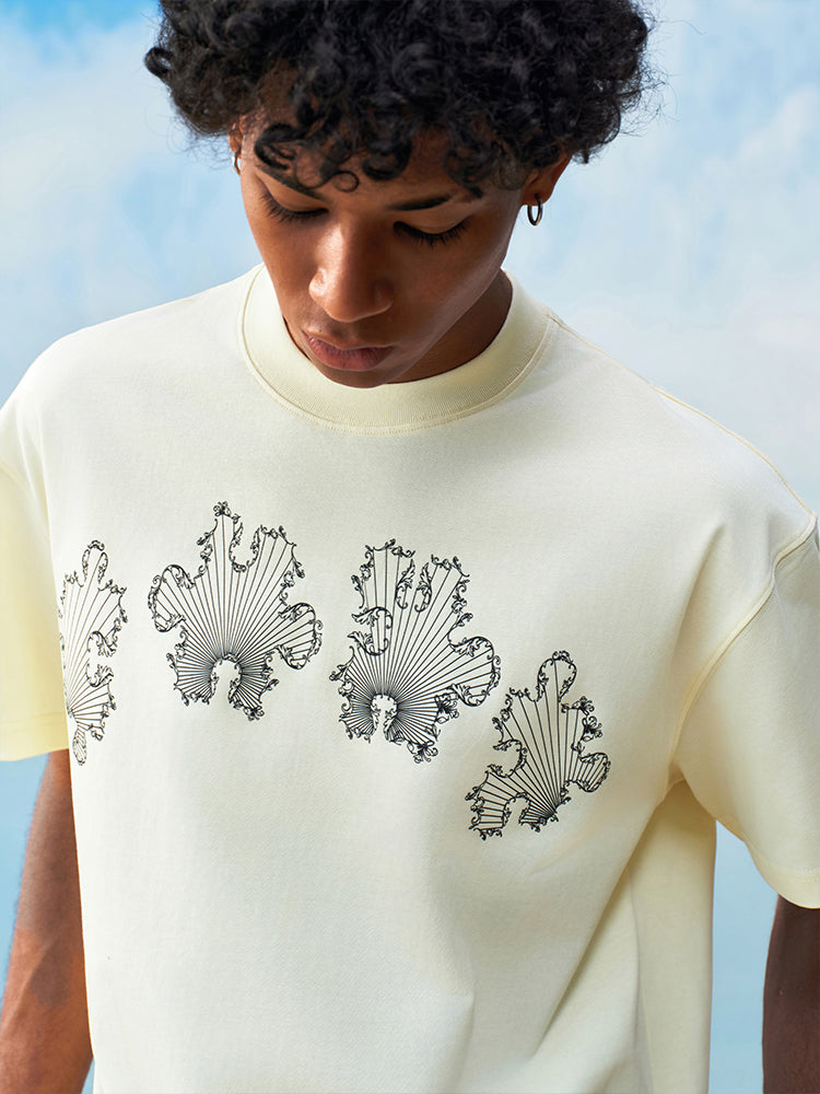 YADcrew Line Puzzle Logo Print Tee | Face 3 Face