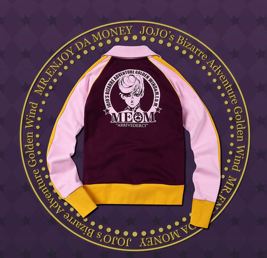 MEDM × JOJO Color Block High Neck Track Jacket | Face 3 Face