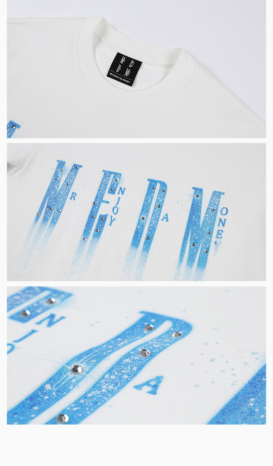 MEDM Rhinestone Flash Logo Tee | Face 3 Face