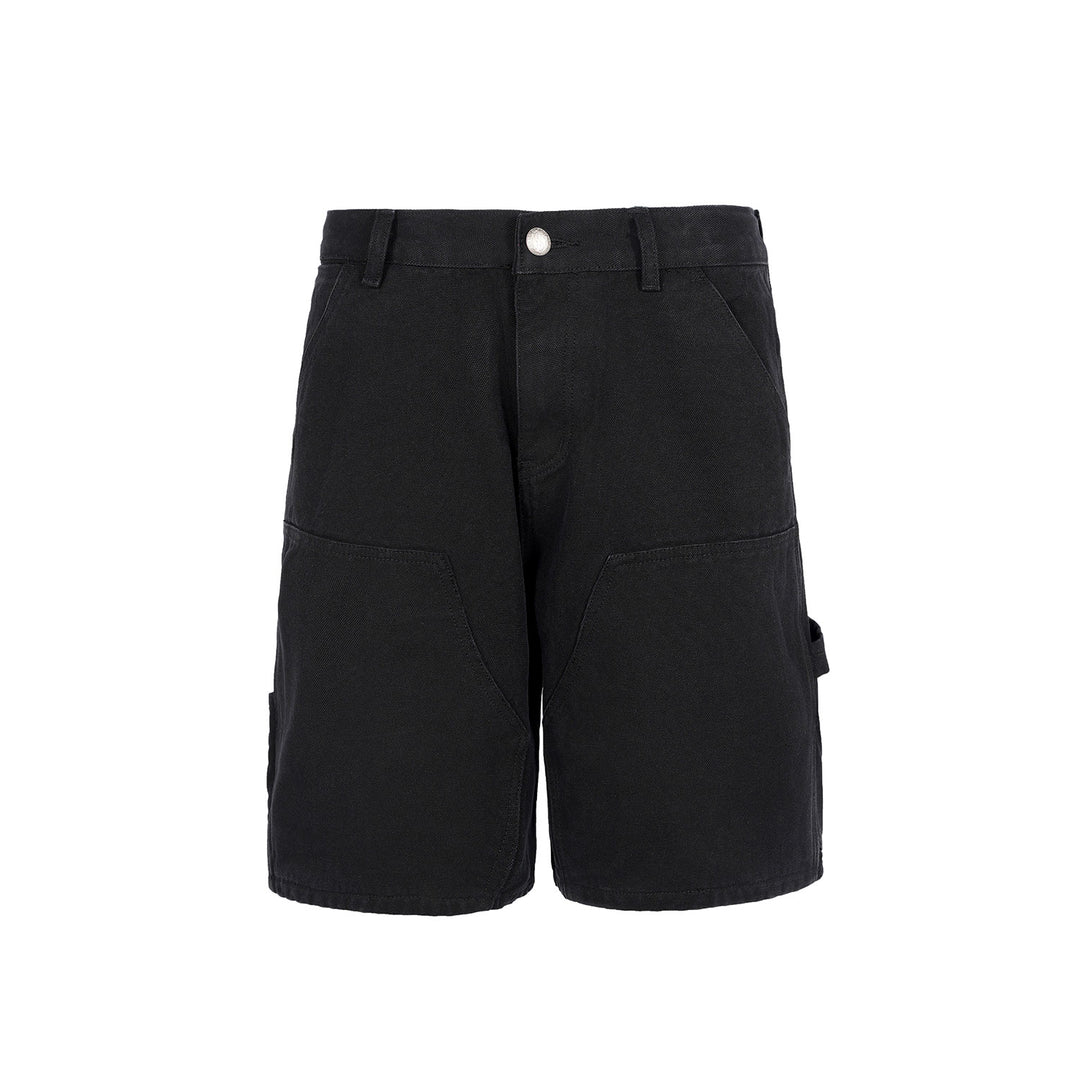 Small Town Kid Washed Double Knee Shorts | Face 3 Face