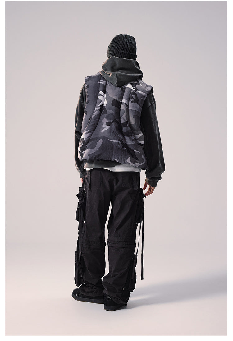 Remedy Camouflage Stitch Down Vest | Face 3 Face