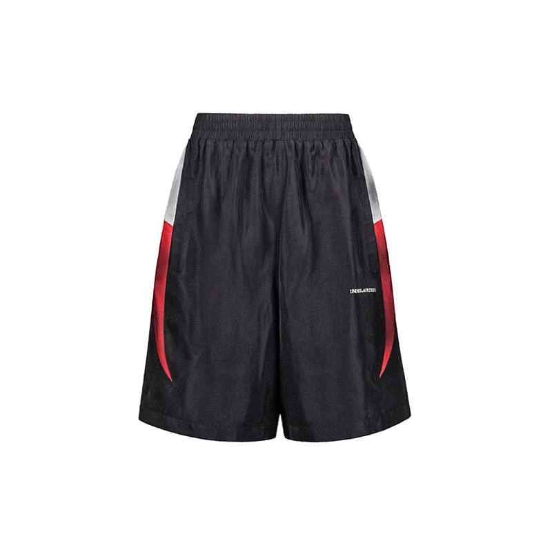 UNDERWATER Dirty Dye Aged Colorblock Nylon Shorts | Face 3 Face