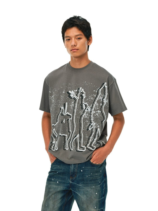 EVILKNIGHT(EK) Evolution Ink Dot Tee | Face 3 Face