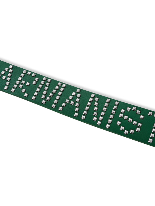 KARMANISTIC Punk Studded Logo Belt | Face 3 Face