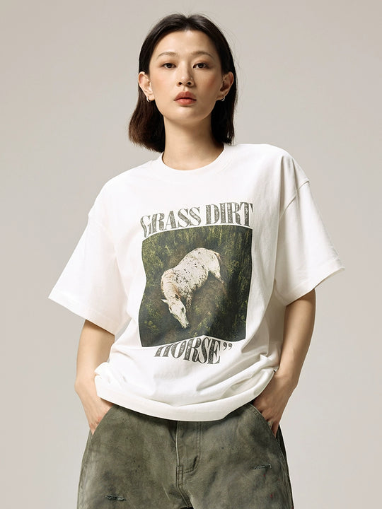 Remedy GRASS DIRT HORSE Print Tee | Face 3 Face