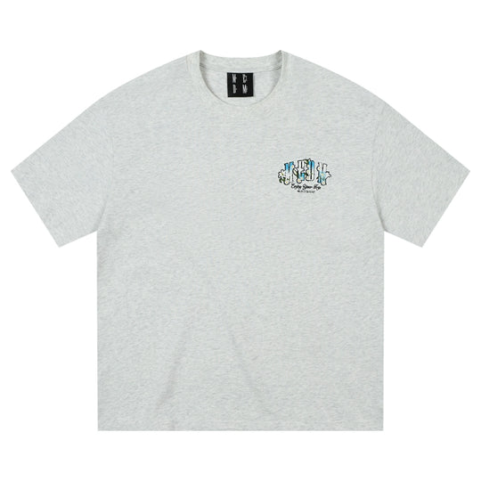 MEDM Flower Terry Logo Embroidery Tee | Face 3 Face
