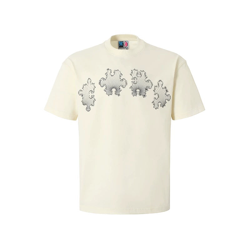 YADcrew Line Puzzle Logo Print Tee | Face 3 Face
