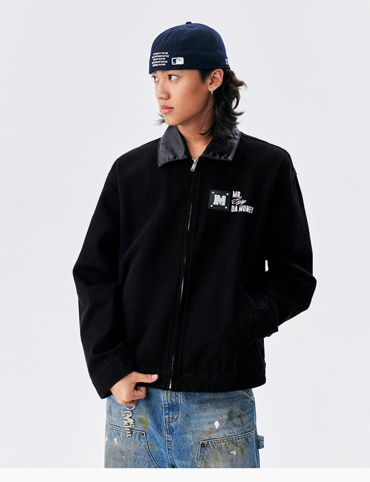 MEDM Turquoise Metal Patch Detroit Jacket | Face 3 Face