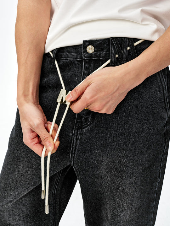 MEDM Washed M Buckle Utility Jeans | Face 3 Face