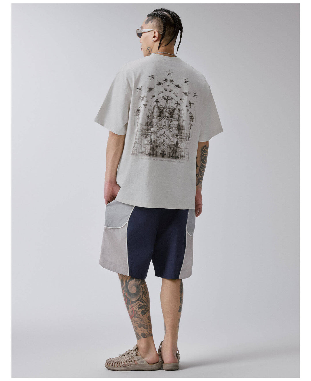F2CE Color Block Athletic Shorts | Face 3 Face