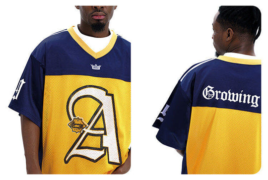F3F Select Big Letter A Color Block Mesh Short Sleeve Jersey | Face 3 Face