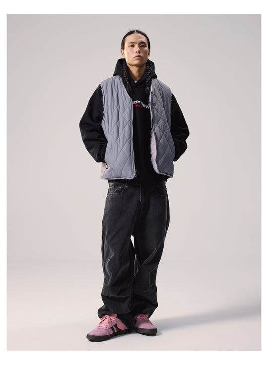 Remedy Fleece Quilted Reversible Vest | Face 3 Face