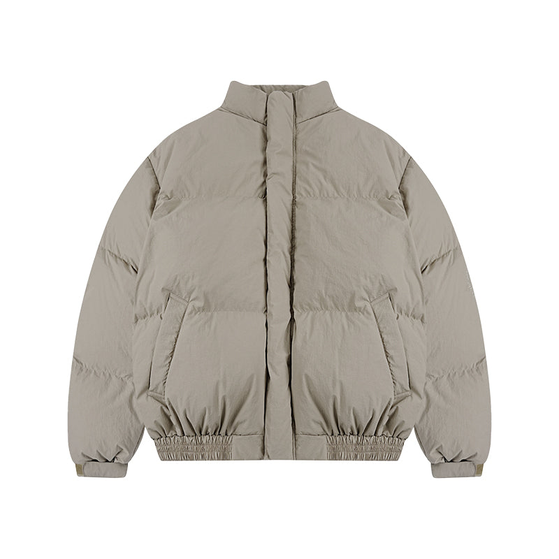 1807 Arrangement Font Embroidered  Down Jacket | Face 3 Face