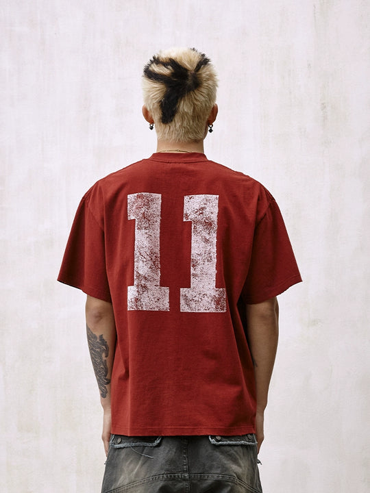 Remedy Faded Print Destruction Tee | Face 3 Face