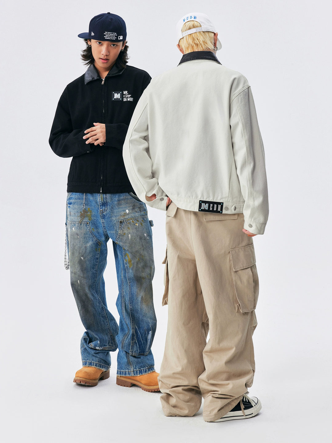 MEDM Turquoise Metal Patch Detroit Jacket | Face 3 Face