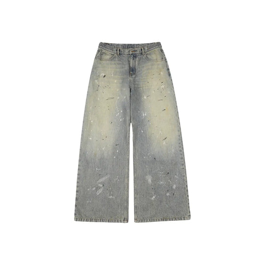 Labt Splash Ink Washed Baggy Jeans | Face 3 Face