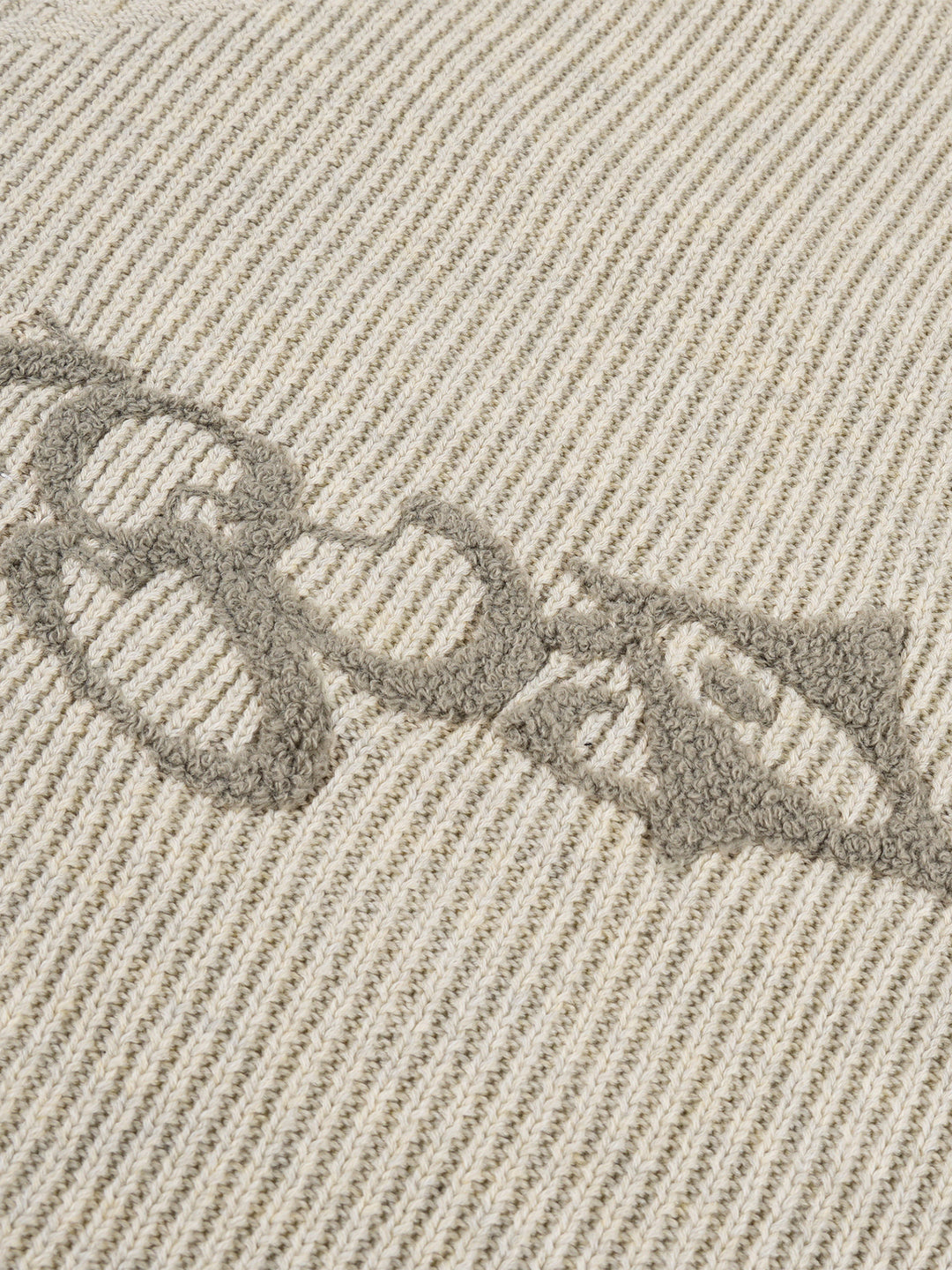 1807 Four Pointed Star Pit Stripe Polo Knit Sweater  | Face 3 Face