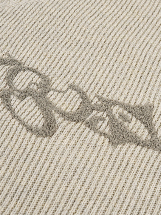 1807 Four Pointed Star Pit Stripe Polo Knit Sweater  | Face 3 Face