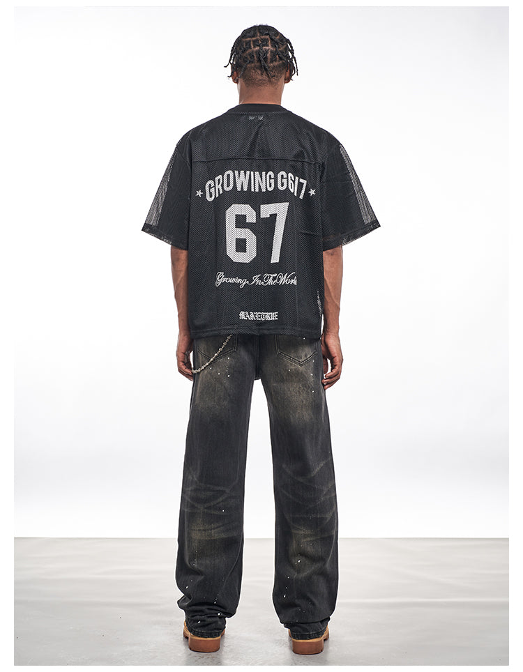 F3F Select Cat Whisker Splash Ink Black Jeans | Face 3 Face