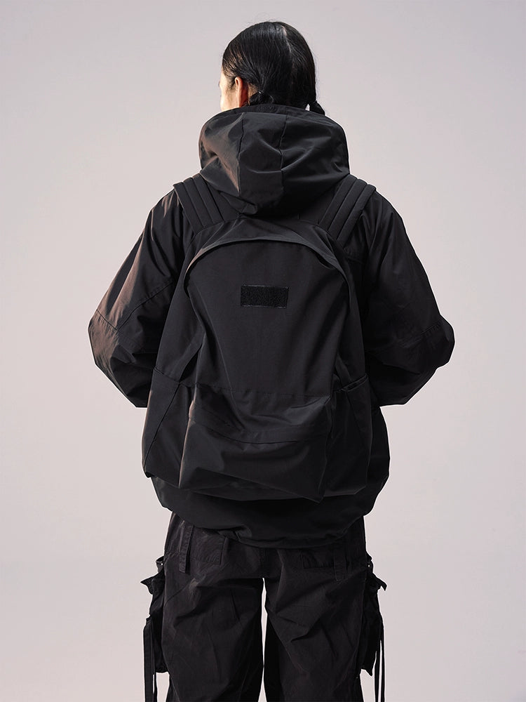 Remedy Backpack Design Hooded Windbreaker Jacket | Face 3 Face