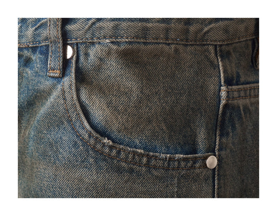 KARMANISTIC Washed Distressed Baggy Jeans | Face 3 Face