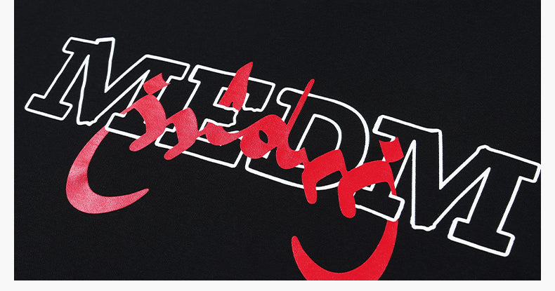 MEDM Arched Logo Handwritten Long Sleeve Tee | Face 3 Face