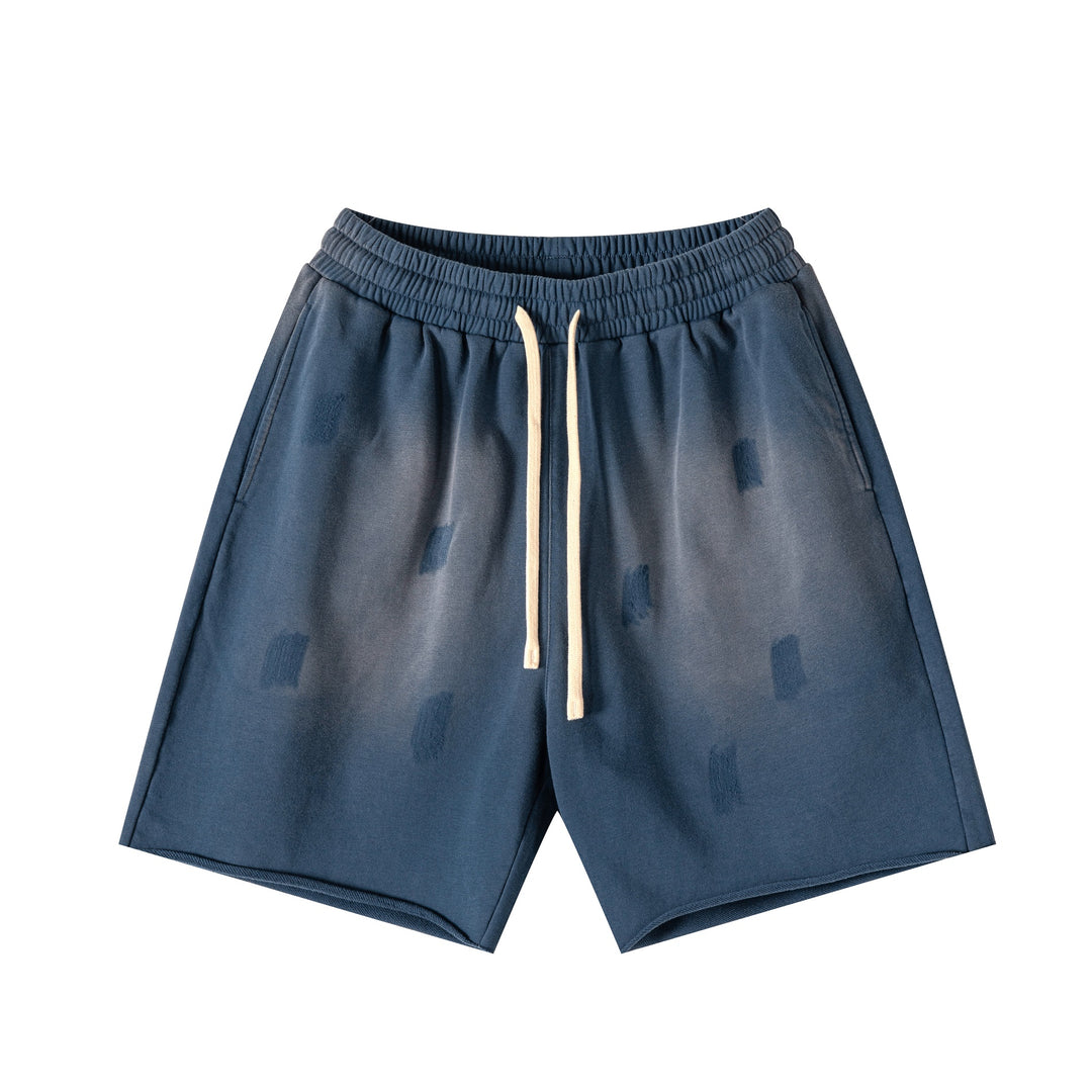 F3F Select Washed Distressed Cut Off Short Sweatpants