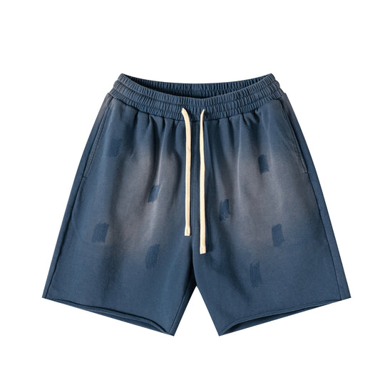 F3F Select Washed Distressed Cut Off Short Sweatpants