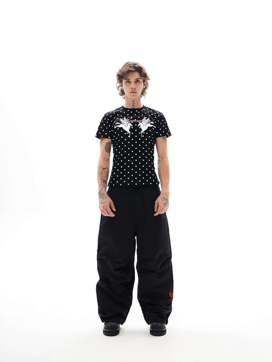 KARMANISTIC 3D Cut Nylon Parachute Pants | Face 3 Face