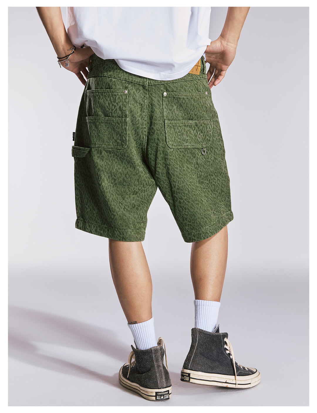 Remedy Leopard Work Painter Shorts | Face 3 Face