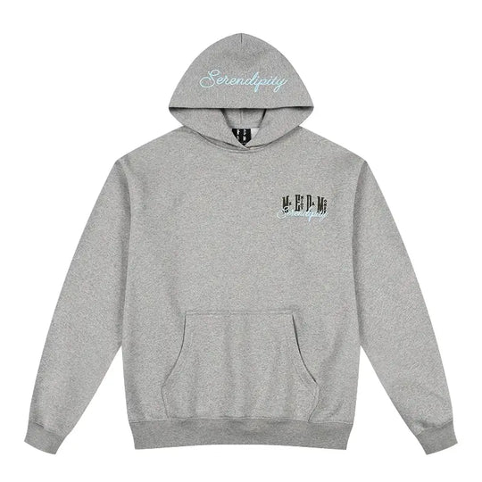 MEDM Basic One Point Embroidered Logo Oversized Hoodie | Face 3 Face