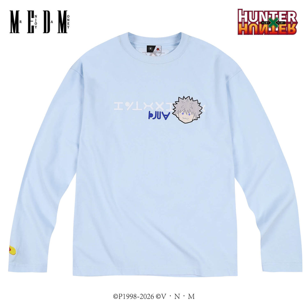 MEDM × HUNTER×HUNTER Character Embroidered Patch Long Sleeve Tee | Face 3 Face