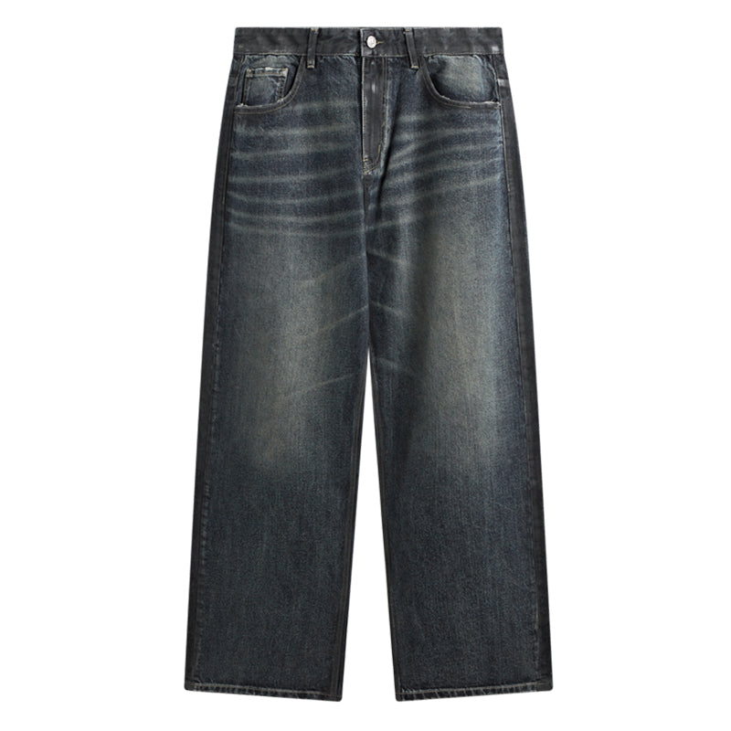 F3F Select Vintage Washed & Old Frayed Blue Jeans