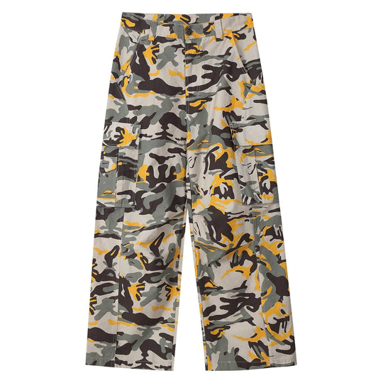 MEDM Custom Color Blocked Camo Cargo Pants | Face 3 Face