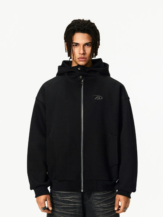 Achock Snap Button Zip Up Hooded Jacket | Face 3 Face