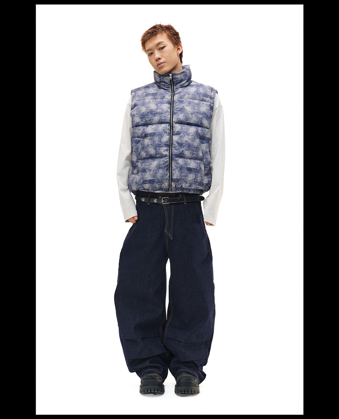 NOVACAM Digital Print Puffer Vest | Face 3 Face