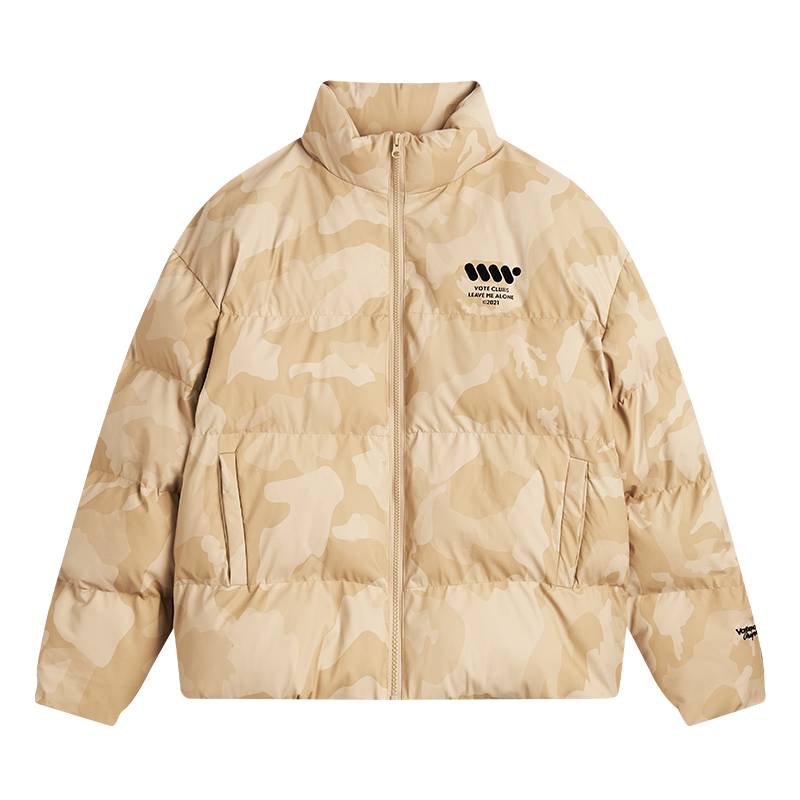 VOTE VVVVOTE Stand Up Collar Camouflage Jacket