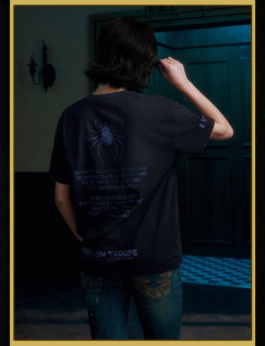 MEDM × HUNTER×HUNTER Icon and Spider Print Short Sleeve Tee | Face 3 Face