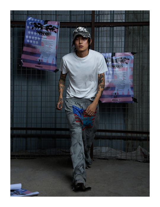 KARMANISTIC Karma Print Slim Tee | Face 3 Face