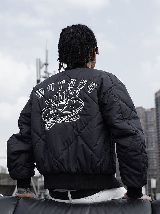 TGFCLUB Embroidered Quilted Jacket | Face 3 Face