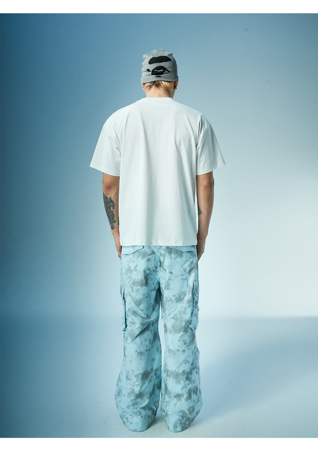EVILKNIGHT(EK) Tie-Dye 3D Pocket Work Cargo Pants | Face 3 Face