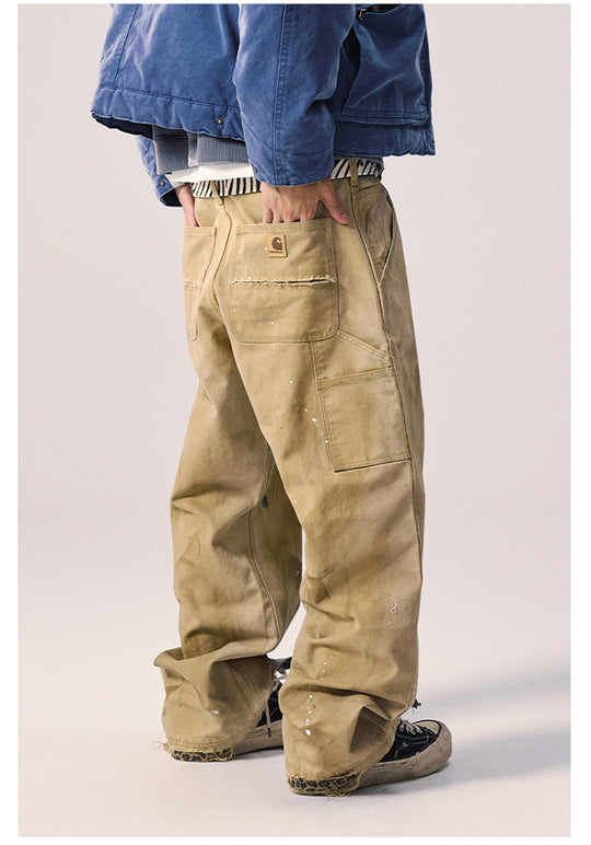 Remedy Washed Splash Ink Work Painter Pants | Face 3 Face