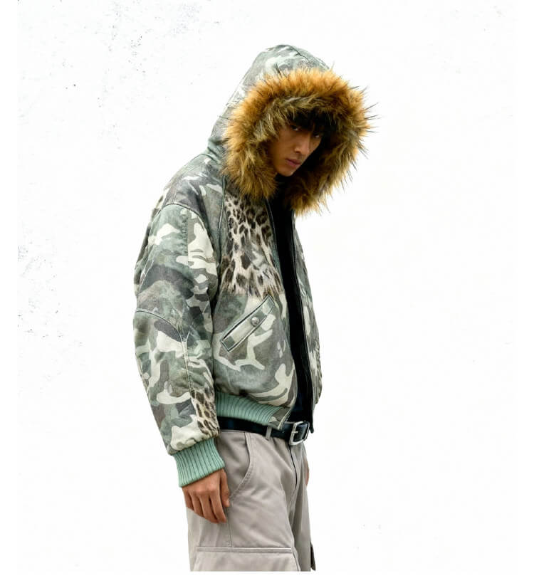 S45 Camouflage Leopard N2B Jacket | Face 3 Face