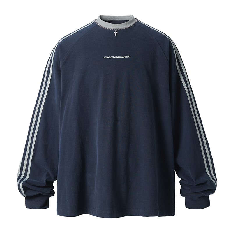 JHYQ Beadwork Washed & Old Long Sleeved Tee