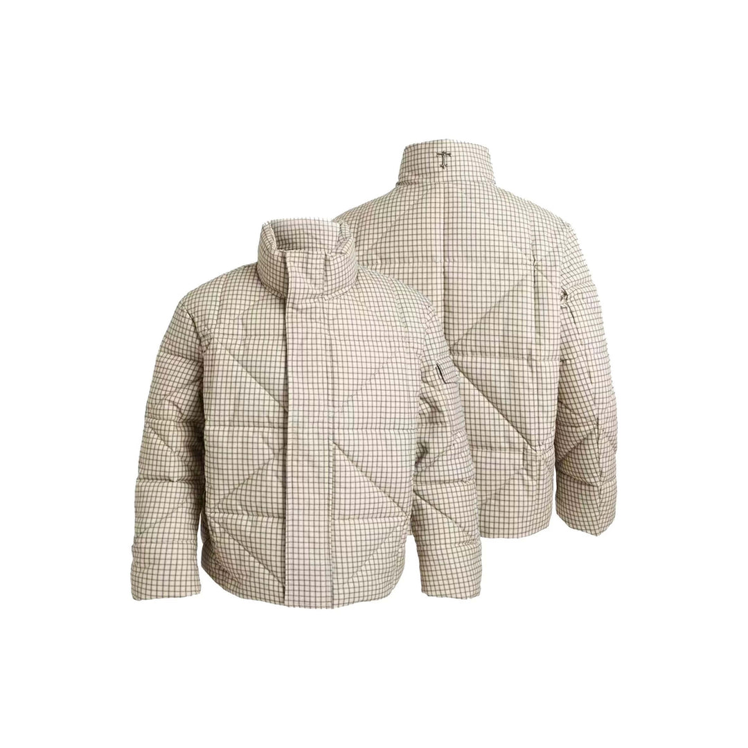 STEEPC Plaid Diamond Quilted Padded Jacket | Face 3 Face