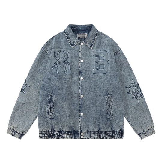 F3F Select Washed Spider Denim Jacket