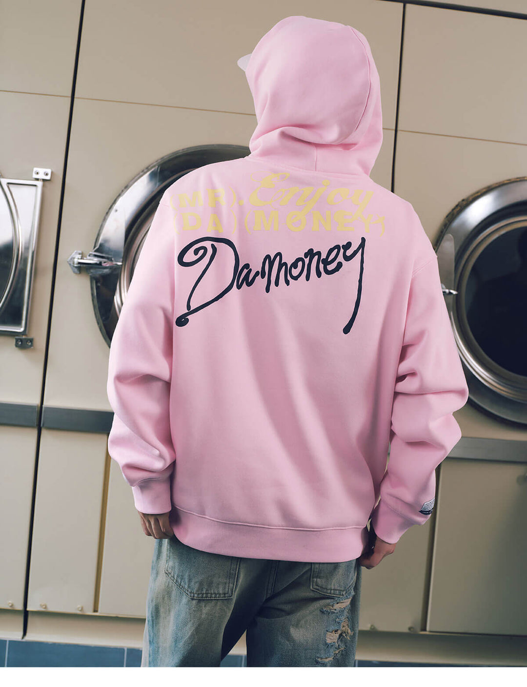 MEDM Handwritten Logo Print Hoodie | Face 3 Face