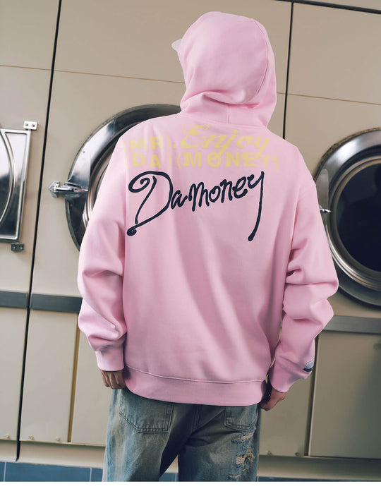 MEDM Handwritten Logo Print Hoodie | Face 3 Face