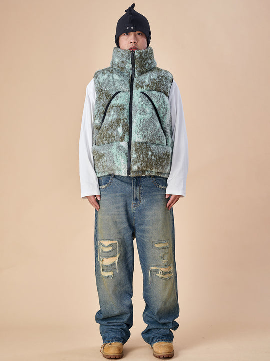 EVILKNIGHT(EK) Wool Jacquard Brushed Vest